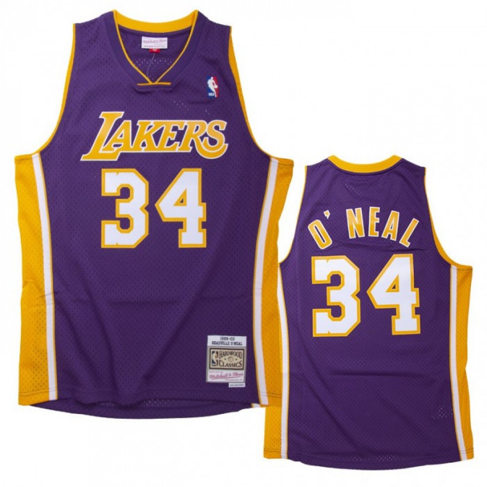 Los Angeles Lakers Lakers O'NEAL #34 Throwback Purple 1999/00 Swingman NBA Jersey-Pro Kit Vault | Brand New 26/27 Sports Jerseys